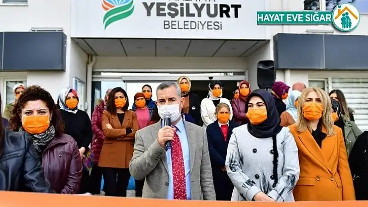 Yeşilyurt'ta kadına şiddete karşı uluslararası mücadele