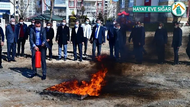 Yeşilyurt'ta yangın ve ilk yardım eğitimi