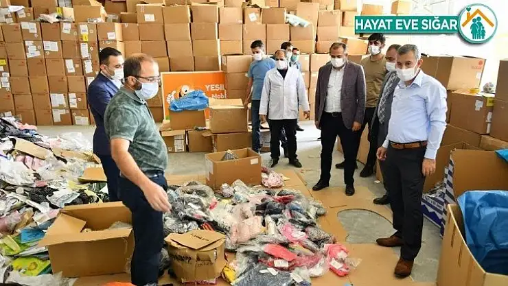 Yeşilyurt'taki Ambalaj Atığı Toplama Ayırma Tesisi örnek gösteriliyor