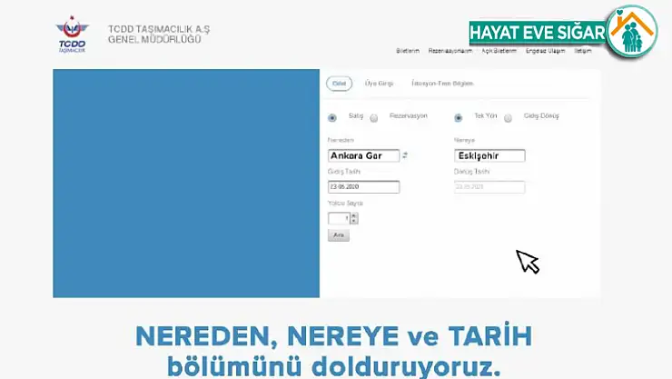 YHT bileti alırken dikkat