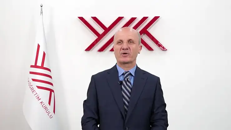 YÖK Başkanı Özvar'dan YKS Adaylarına Ve Ailelerine Mesaj