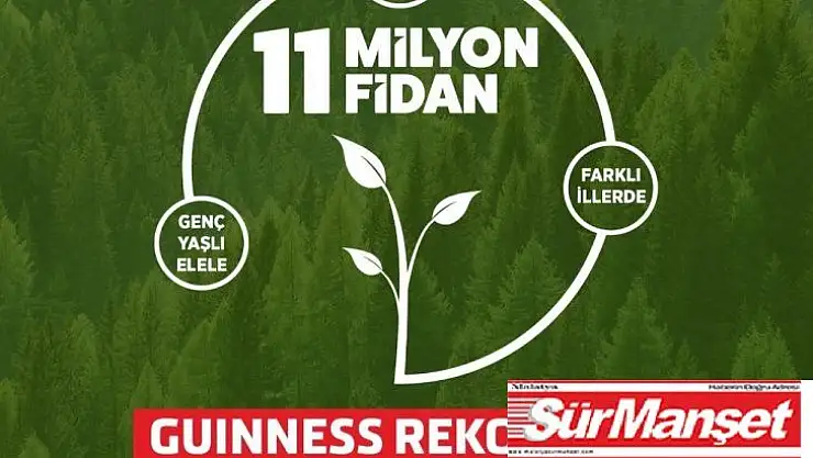 YÖK Başkanı Saraç'tan Guinness'a aday fidan dikme etkinliğine destek