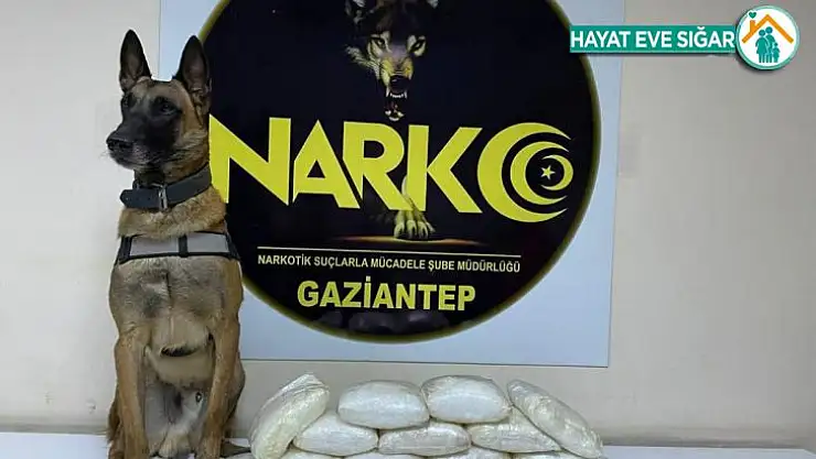 Yolcu otobüsünde 16 kilogram uyuşturucu ele geçirildi