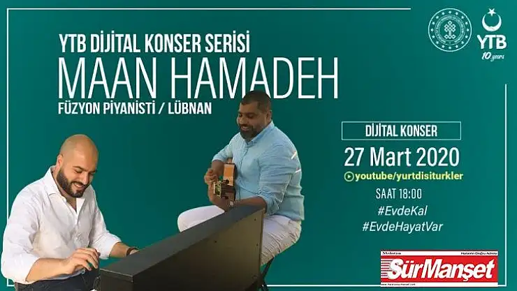 YTB'den dünyanın dört bir yanındaki vatandaşlar için dijital konserler