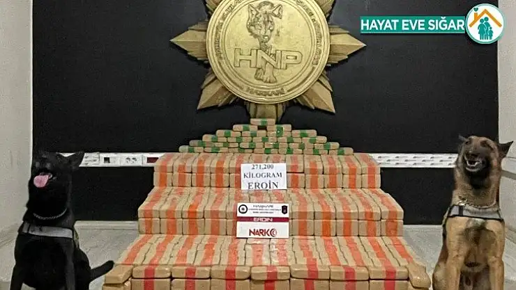 Yüksekova'da 271 kilogram eroin ele geçirildi