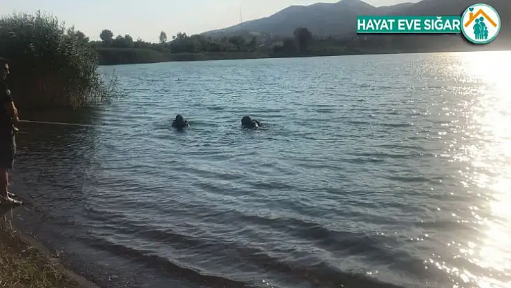 Yüzmek için göle giren çocuk boğuldu