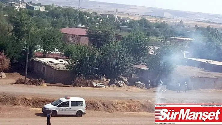 Zabıta ekipleri yangına müdahale ederek söndürdü