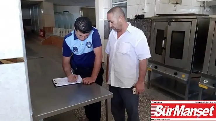Zabıta ekiplerinden, mutfaklara denetim