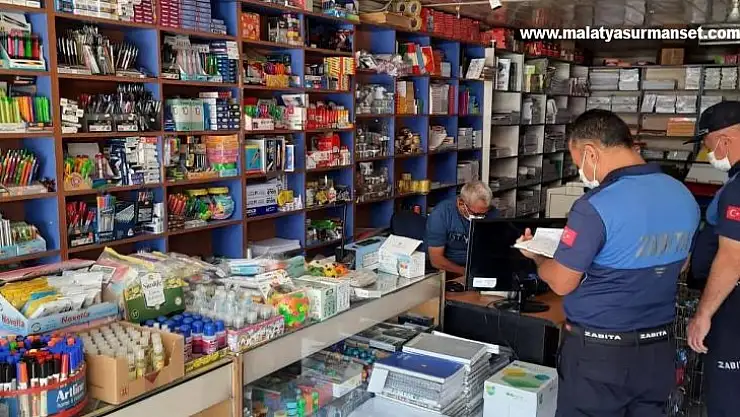 Zabıtadan, okul çevresindeki esnaflara denetim