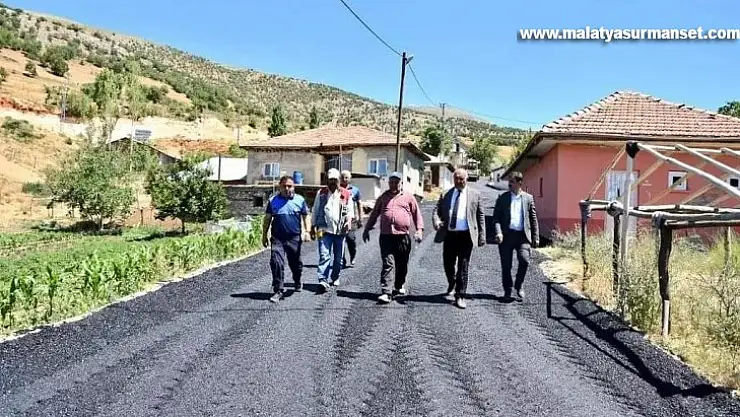 Zelyurt, asfalt çalışmalarını yerinde inceledi