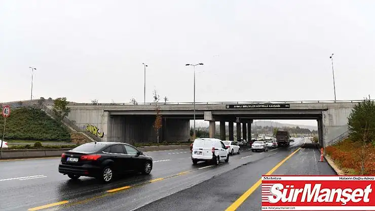 Zırhlı birlikler kavşağı altındaki yol trafiğe açıldı