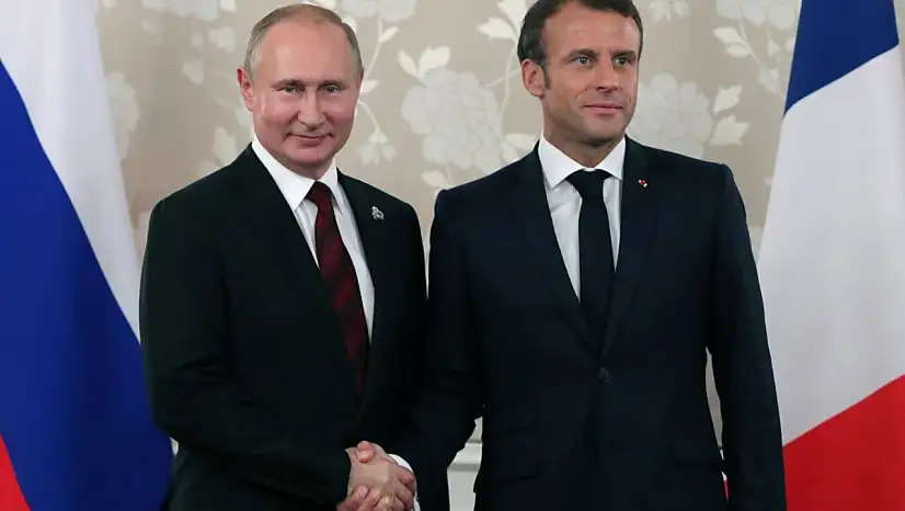 3 Yıl Sonra İlk Temas! Putin ve Macron Telefonla Görüştü