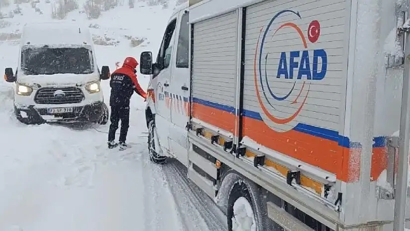 AFAD, 28 ilde çığ riskine karşı uyardı