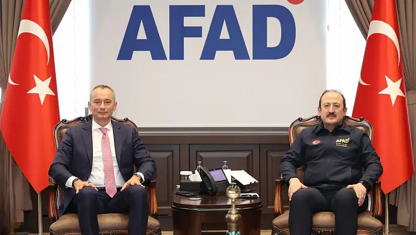 AFAD Başkanı Pehlivan Gazze Yüksek Temsilcisi Mladenov'u kabul etti
