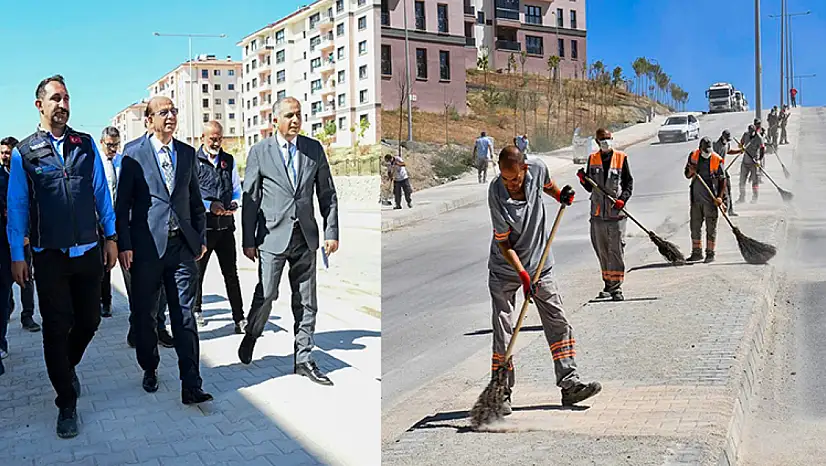 Başkan Geçit Sanayi Sitesindeki Çalışmaları İnceledi
