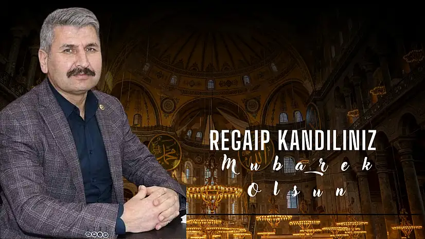 Başkan Hüseyin Söylemez'den Regaip Kandili Mesajı