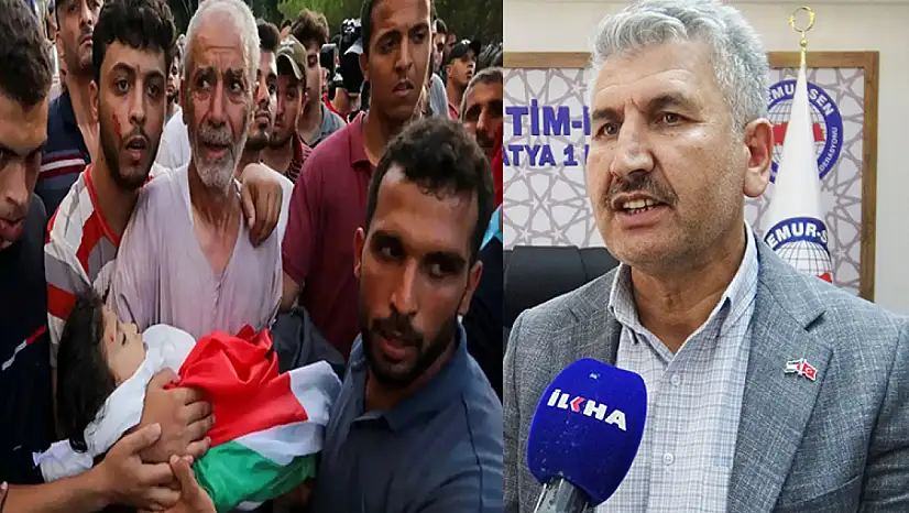 Başkan Söylemez Gazzeli Çocukların Karnesi Kanlı Elbiseleri Oldu!
