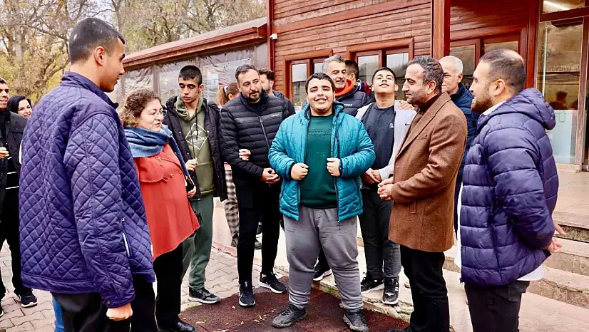 Başkan Ulutaş özel öğrencileri ağırladı