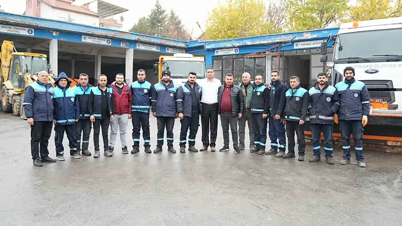 Battalgazi Belediyesi karla mücadele için teyakkuza geçti