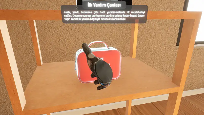 Deprem eğitimi sanal ortamda interaktif hale geldi