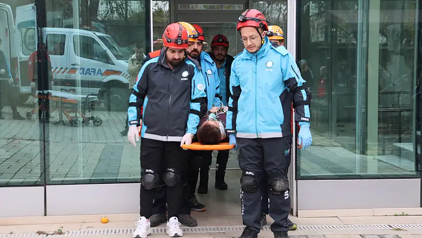 Elazığ'da deprem ve yangın tatbikatı gerçekleştirildi