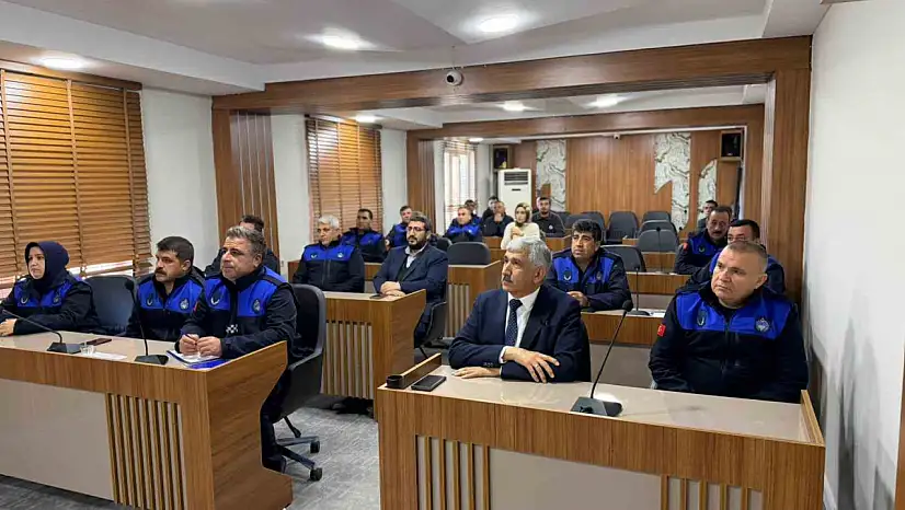 Kahta Belediyesi zabıta personeline yönelik kapsamlı hukuk eğitimi
