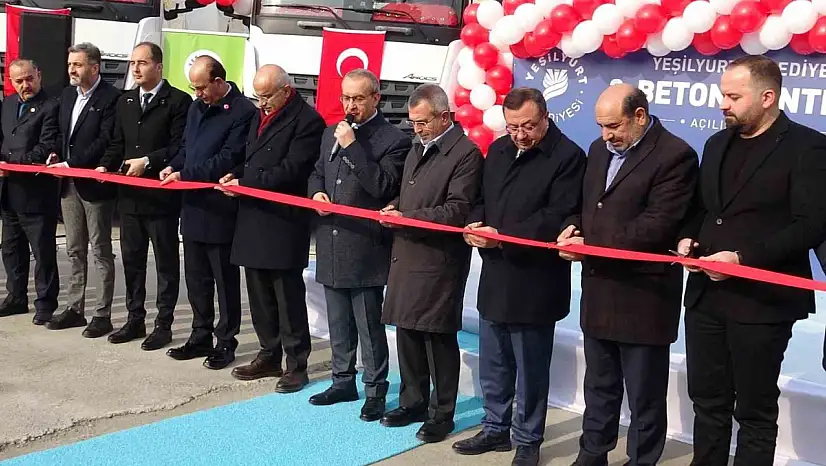 Malatya'da 70 milyon TL'lik beton santrali hizmete açıldı