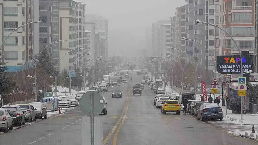 Malatya'da kar ve sis etkili oluyor