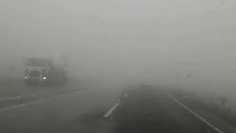 Malatya'da yoğun sis ulaşımı olumsuz etkiledi