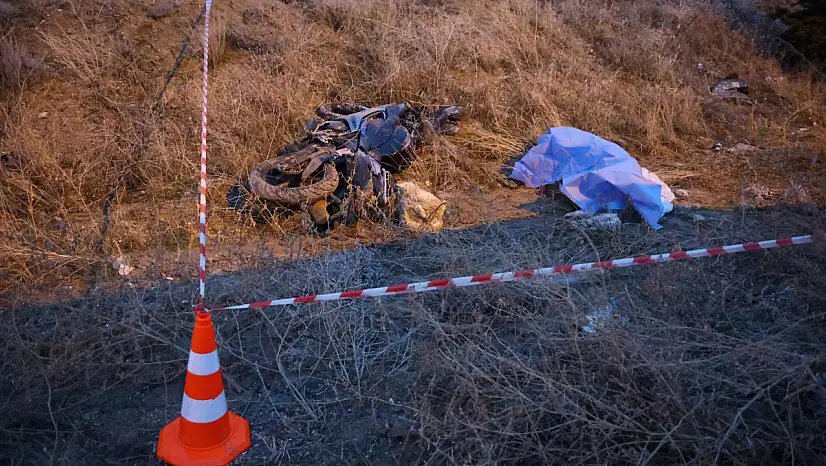 Motosiklet Şarampole Devrildi: 1 Ölü