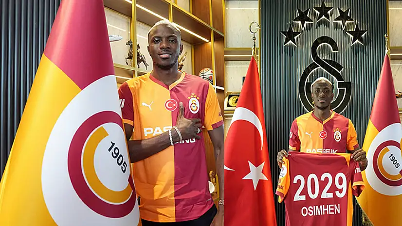 4 Yıllık Dev Sözleşme! Osimhen Artık Galatasaray'ın Oyuncusu