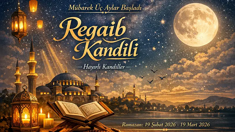 Rahmet Kapıları Açılıyor: Regaib Kandili Yarın İdrak Edilecek