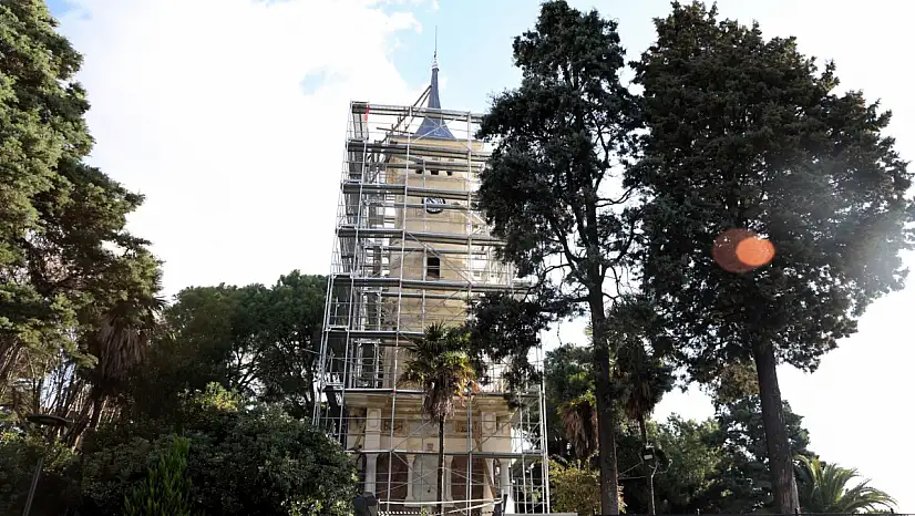Saat Kulesi'nde Restorasyon Çalışmaları Sona Yaklaştı