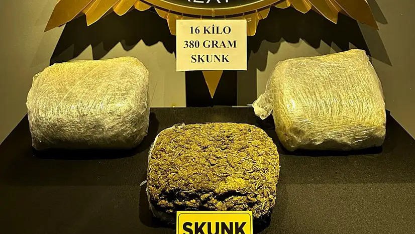 Malatya'da 16 kilo 380 gram sentetik uyuşturucu ele geçirildi