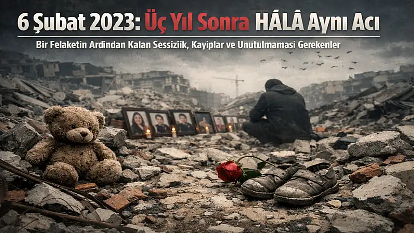 6 Şubat 2023: Üç Yıl Sonra Hâlâ Aynı Acı