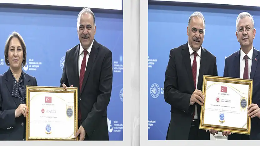 Adalet Bakanlığının yapay zekâ projelerine 2 ödül