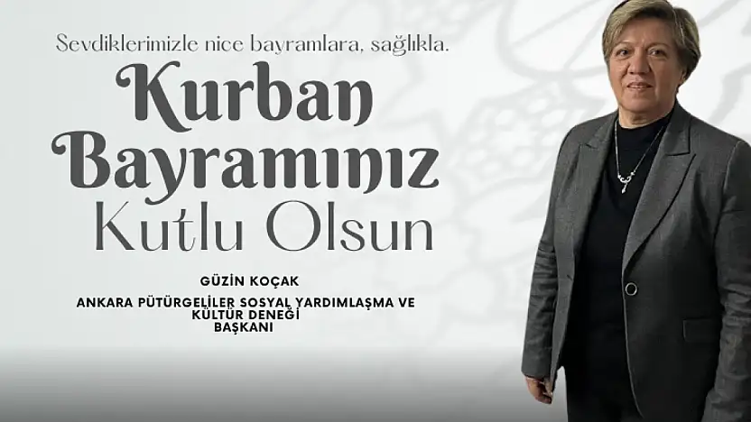 Başkan Güzin Koçak'tan Kurban Bayramı Mesajı