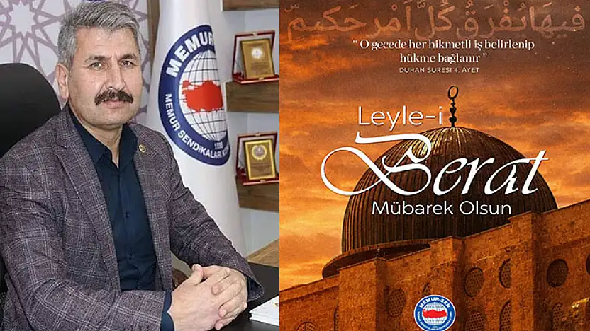 Başkan Söylemez'den Berat Kandili Mesajı