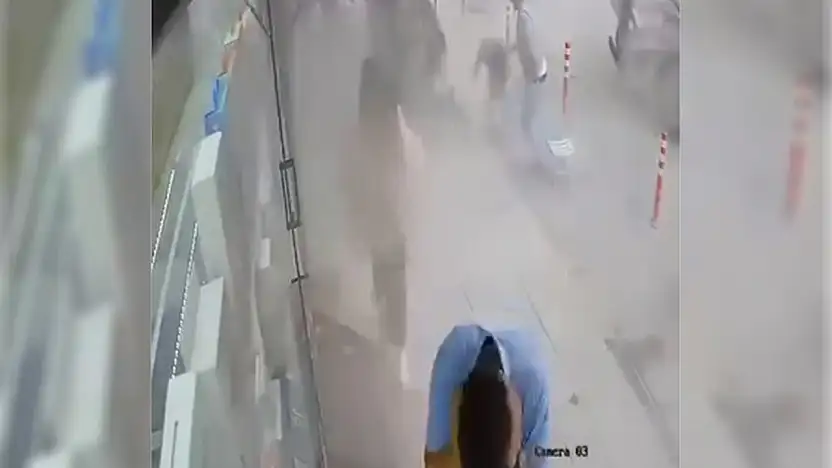 Büyük Gürültüyle Patlayan Lastik Malatya'yı Korkuttu