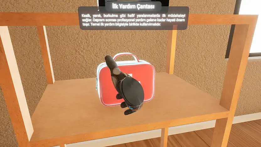 Deprem eğitimi sanal ortamda interaktif hale geldi