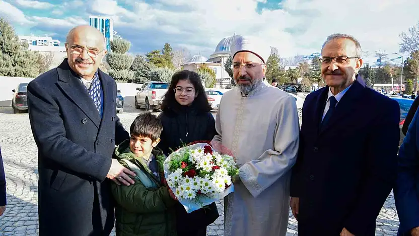 Diyanet İşleri Başkanından Başkan Er'e cami teşekkürü
