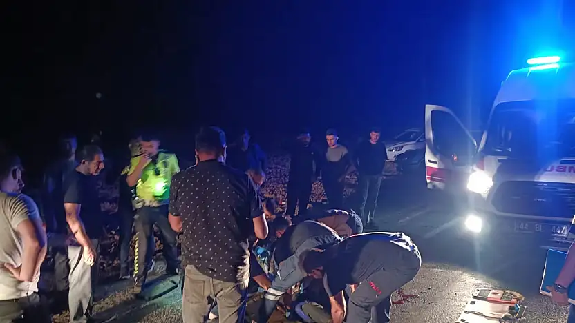 Doğanşehir Erkenek'te Trafik Kazası: 1 Kişi Ağır Yaralandı