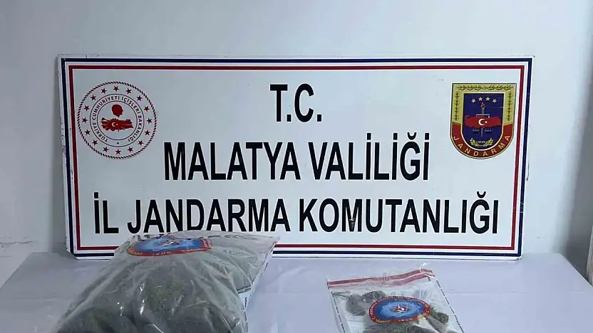 Malatya'da 3 kilo 348 gram kubar esrar ele geçirildi