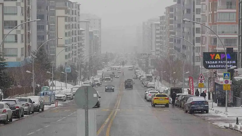 Malatya'da kar ve sis etkili oluyor