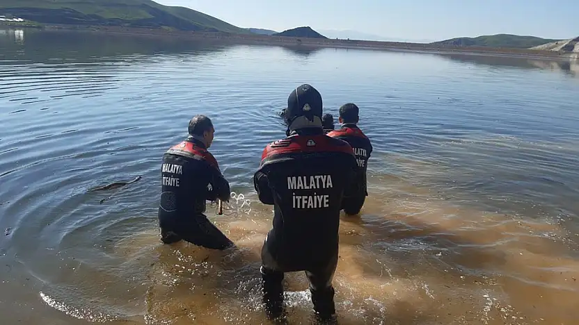 Malatya'da Komürhan Barajı'nda kayıp şahıs için arama başlatıldı