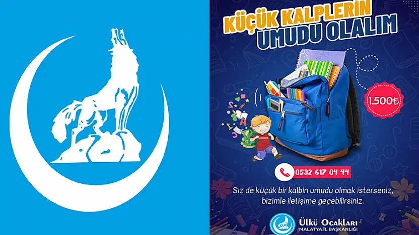 Malatya'da Minik Hayallere Büyük Destek Ülkü Ocakları Kampanya Başlattı!