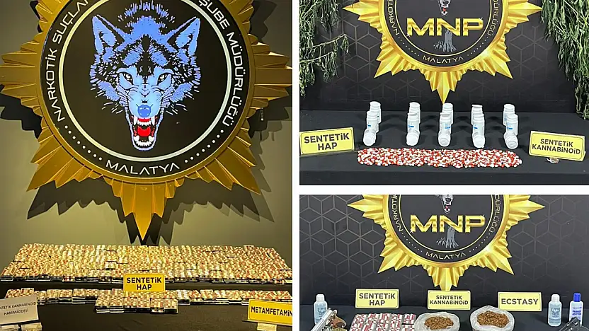 Malatya'da 'torbacı' operasyonu: 9 tutuklama