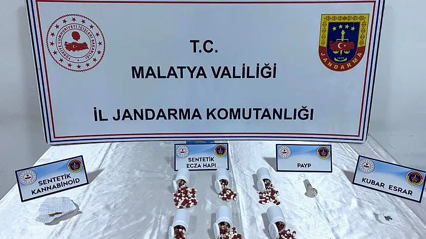Malatya'da uyuşturucu operasyonu: 2 gözaltı