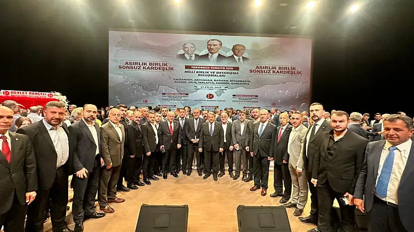 MHP Gaziantep'te Terörsüz Türkiye mesajı verdi