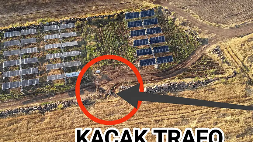 Toprağın Altından Kaçak Trafo Çıktı! Drone'la Tespit Edildi